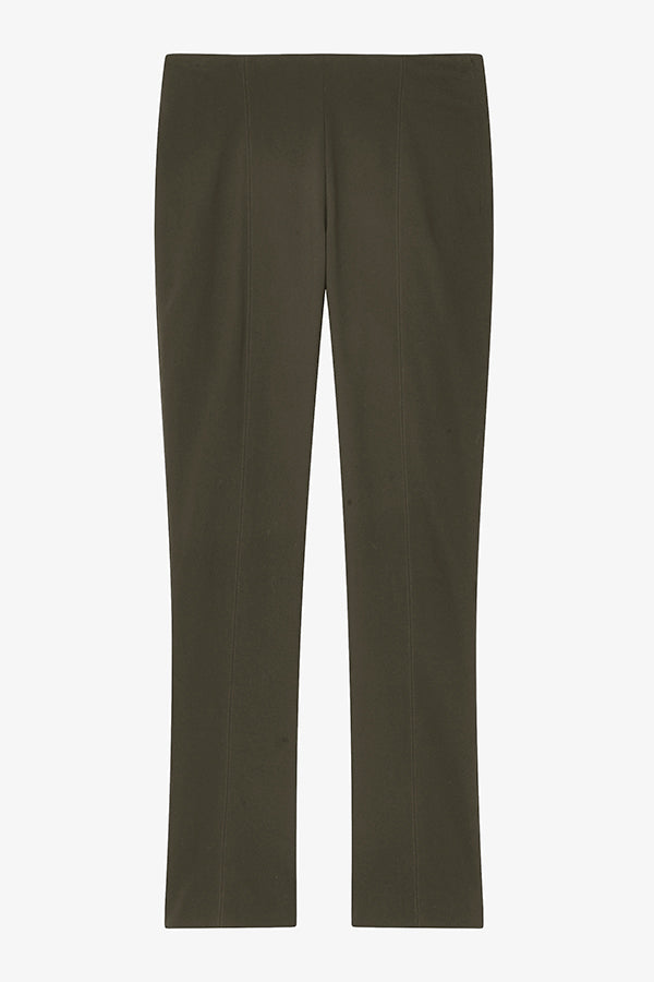 still image of the foster pant in dark olive | Still | Exclude