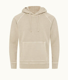 Francis Classic Fit Cotton Hooded Sweatshirt | Parched Green