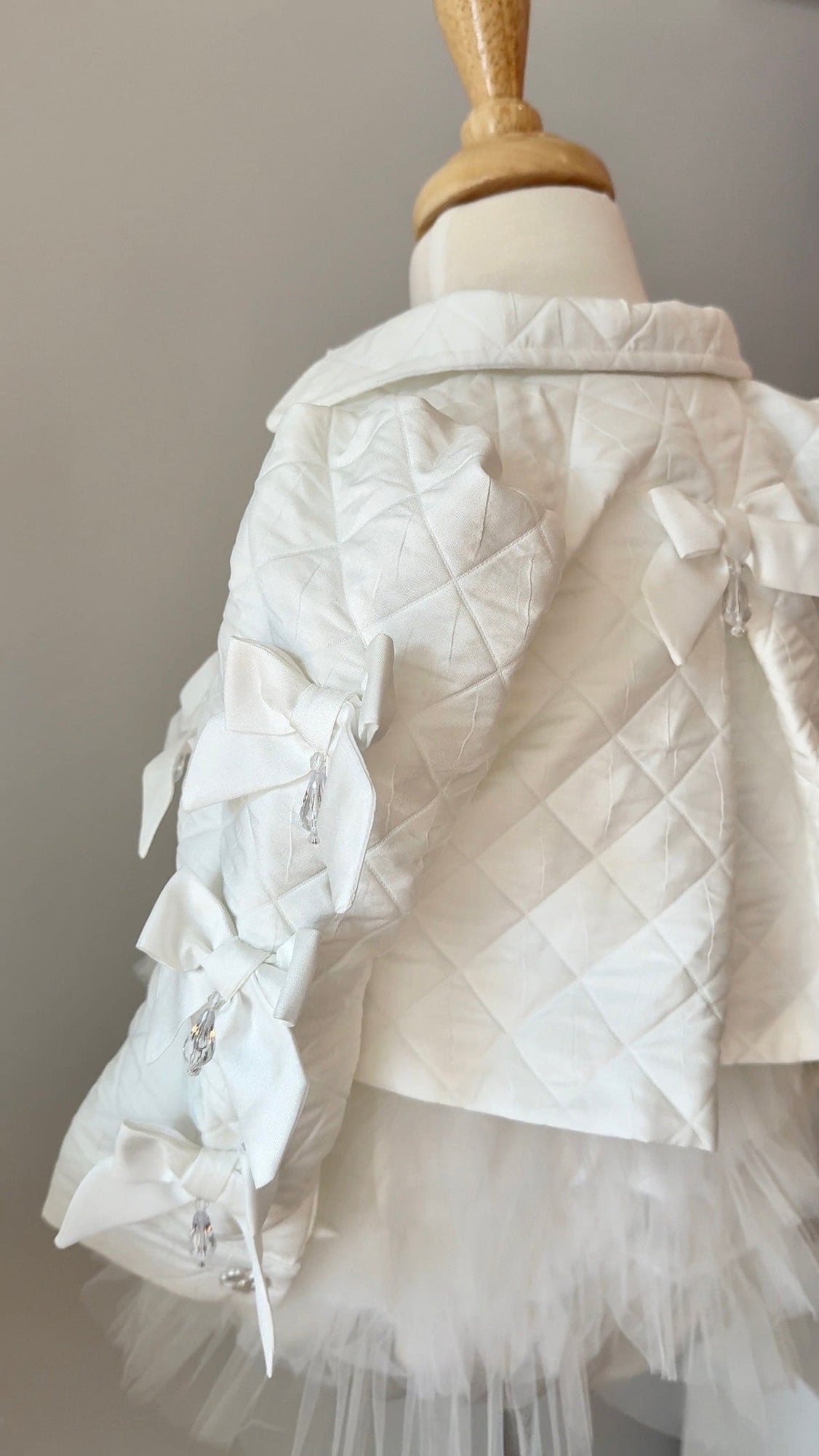 Baby Girls | Poppy Quilted Jacket | White