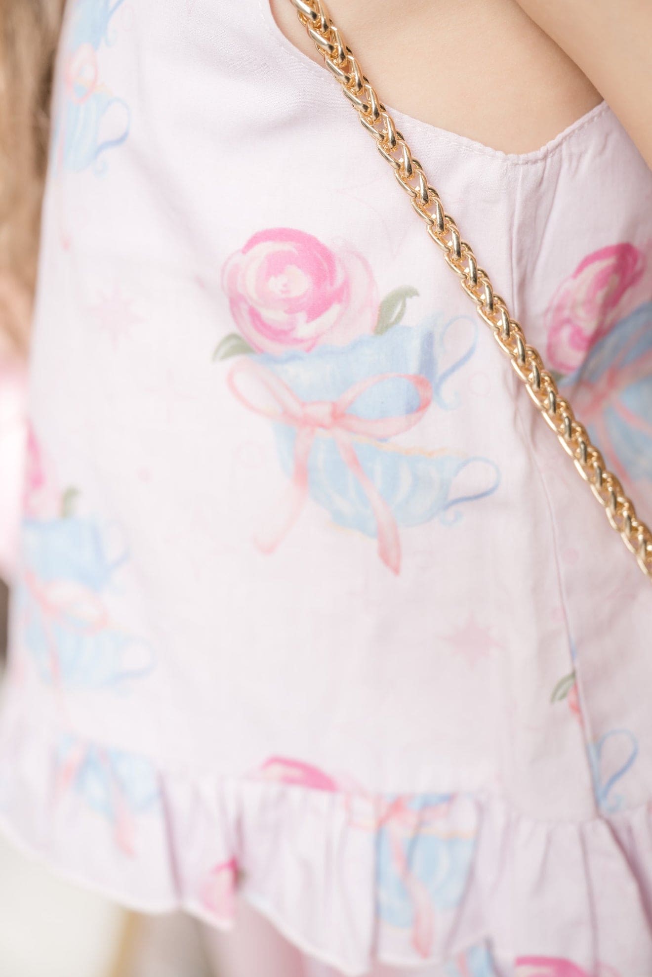Girls | Maya Top and Shorts Set | Teacup Pink