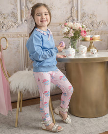 Baby Girls | Maya Cotton Sweater Top | Blue