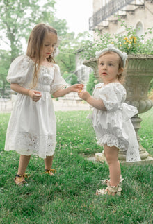 Baby Girls | Blanca Cotton Romper | White