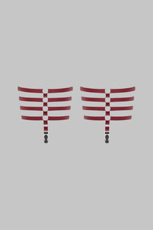 Garters - Parure Signature | Burgundy