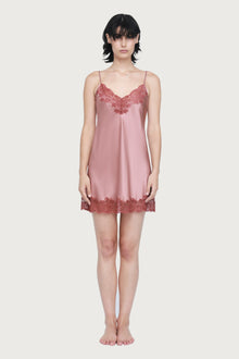 Silk Lace Chemise | Mauve