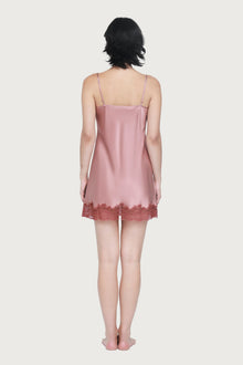 Silk Lace Chemise | Mauve
