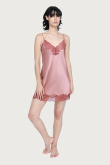 Silk Lace Chemise | Mauve