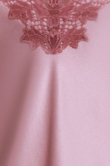 Silk Lace Chemise | Mauve