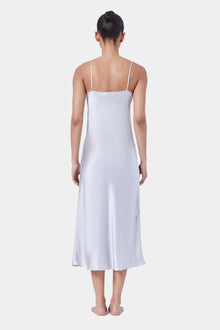Silk Lace Slip | Silver