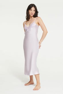 Silk Lace Slip | Soft Lilac