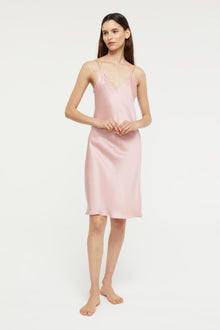 Silk Midi Slip | Bridal Rose