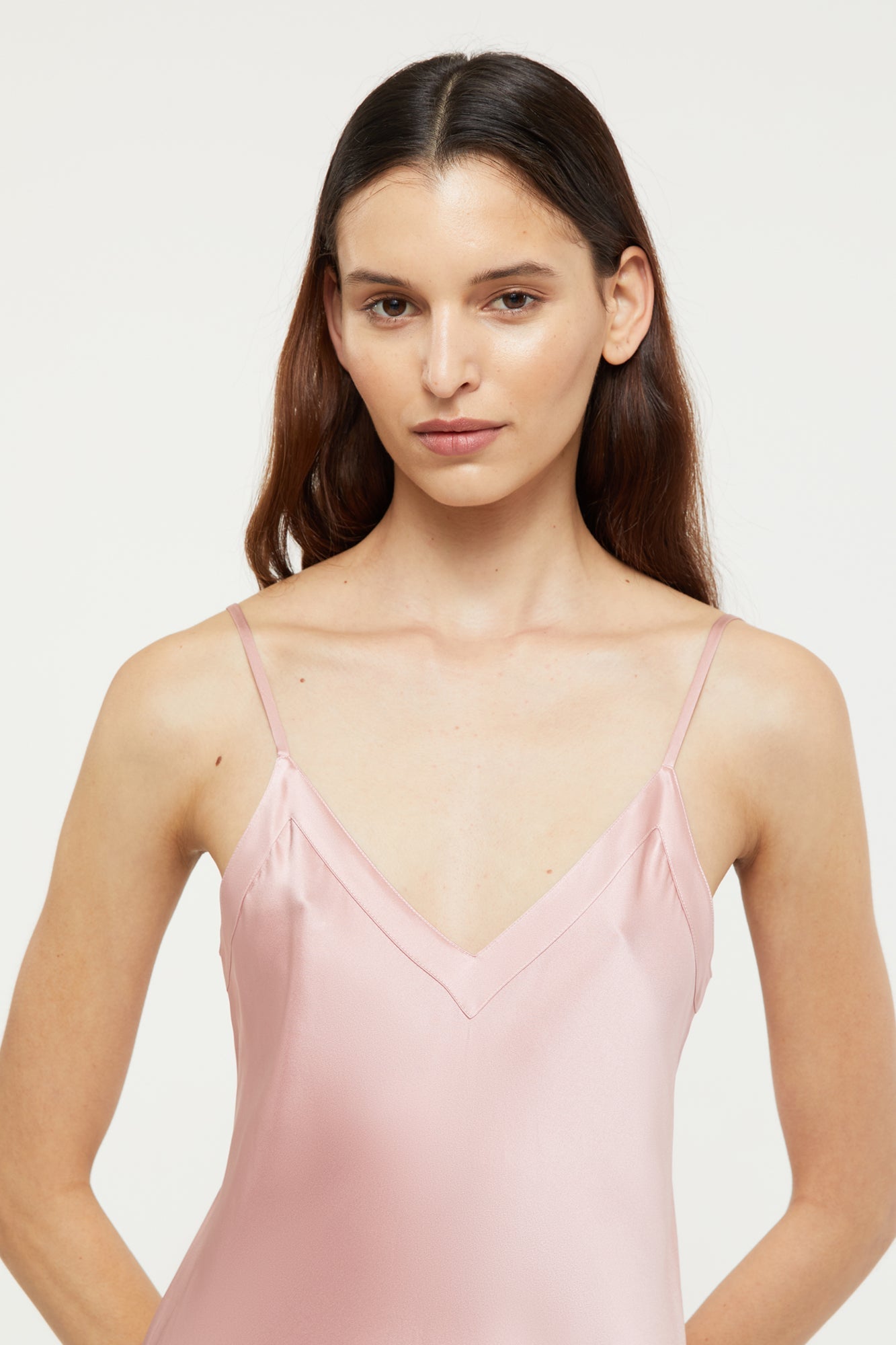 Silk Midi Slip | Bridal Rose