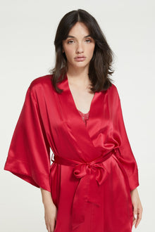 Silk Robe | Ruby
