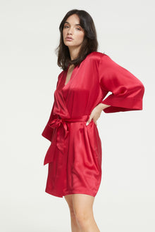 Silk Robe | Ruby