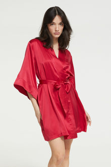 Silk Robe | Ruby