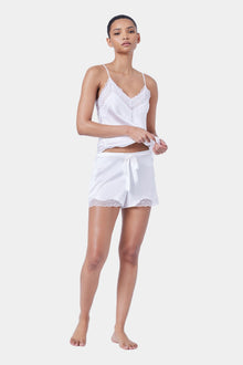 Skylar Silk Short | White