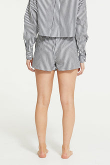 Franca Stripe Short | Black Stripe