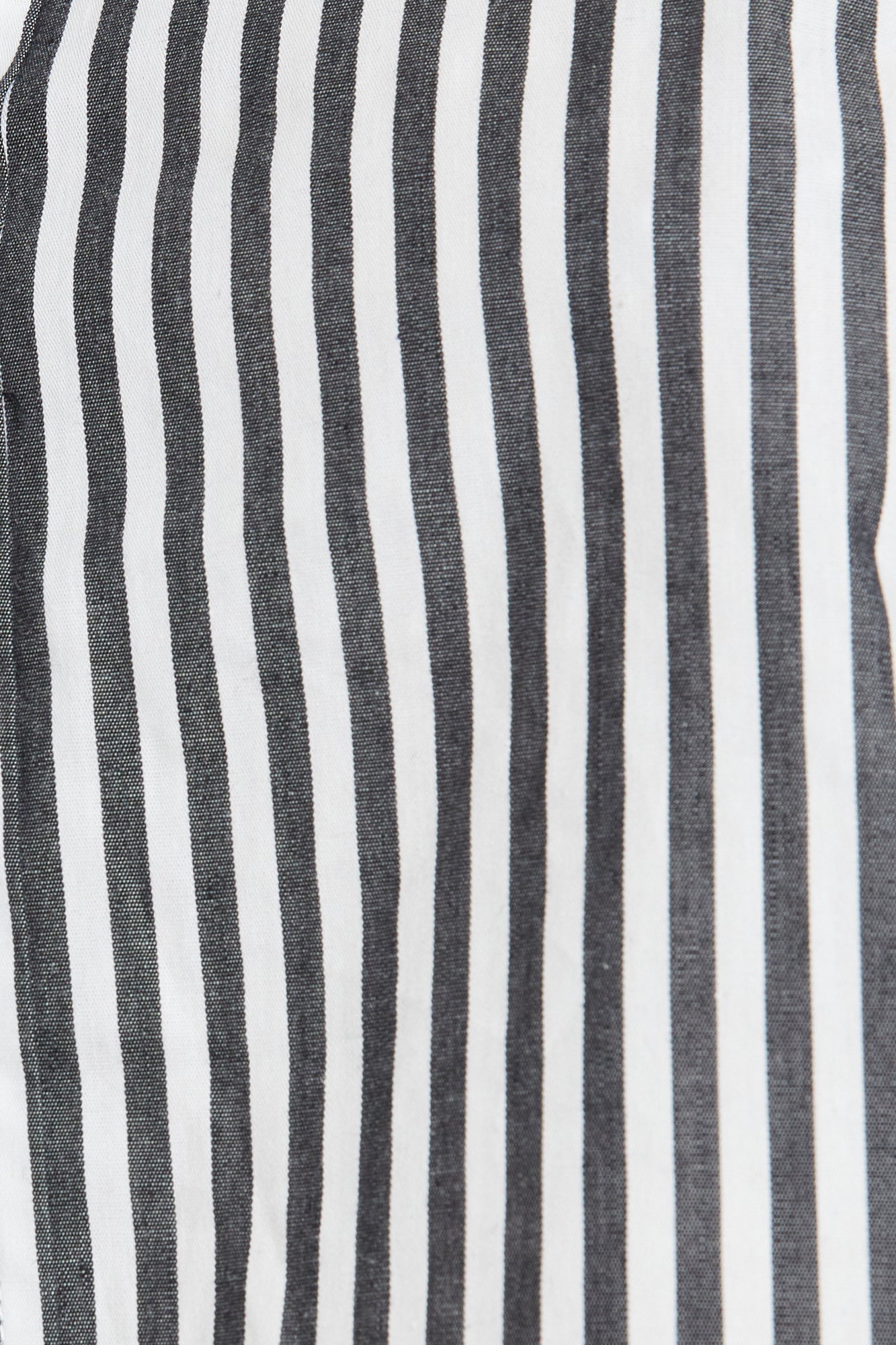 Franca Stripe Crop Shirt | Black Stripe