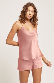 Silk V-Neck Cami | Bridal Rose