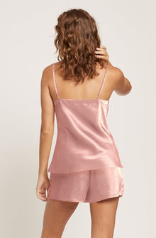 Silk V-Neck Cami | Bridal Rose