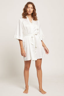 Camille Wrap Gown | Ivory