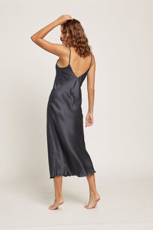 Silk Jacquard Slip | India Ink