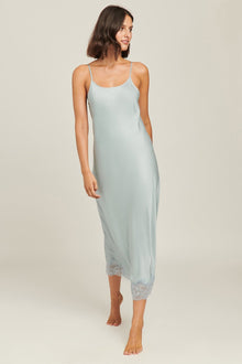 Washable Silk Blend Slip | Pearl Blue