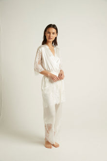 Blaise Silk Pants | Ivory