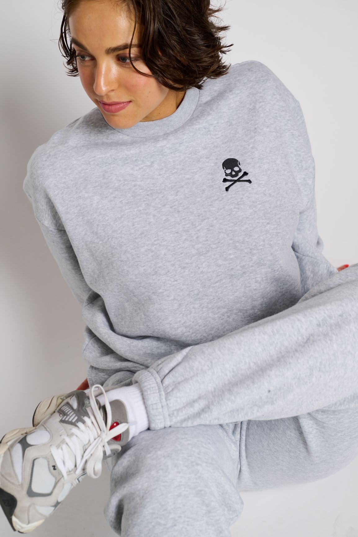 Soul by SoulCycle | Jordan Crewneck | Heather Grey
