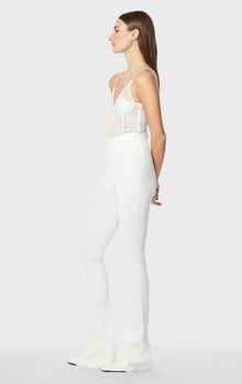 Variegated Rib Pants | Alabaster