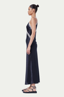 Sadie Dress | Black W/ White