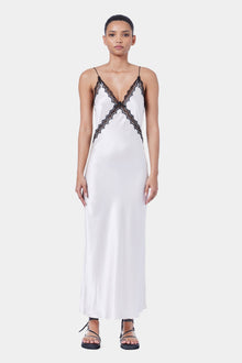 Sadie Dress | Cream W/Black