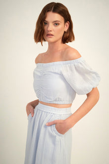 Dakota Top | Illusion Blue