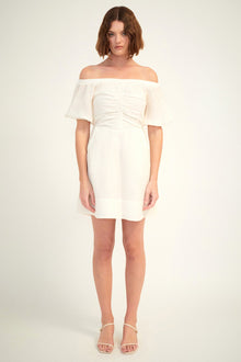 Dakota Short Dress | Ivory