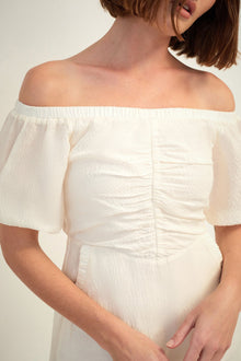 Dakota Short Dress | Ivory