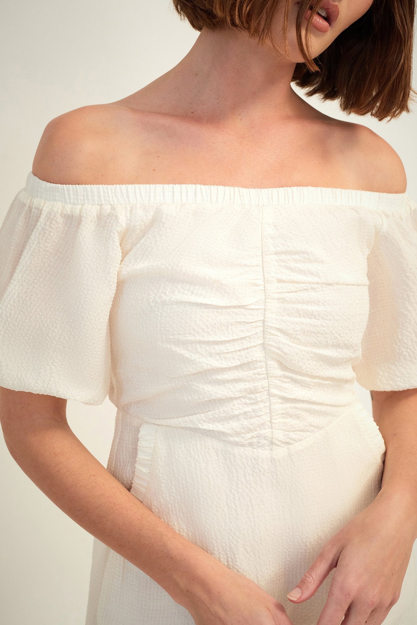 Dakota Short Dress | Ivory