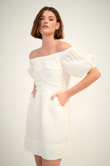Dakota Short Dress | Ivory