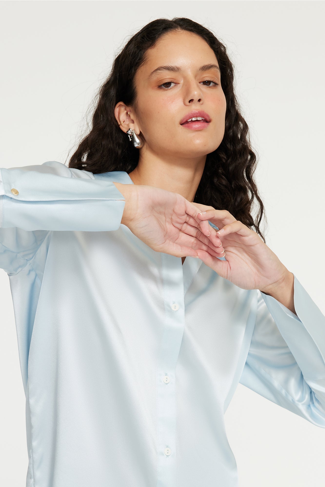 Isla Shirt | Ice Blue