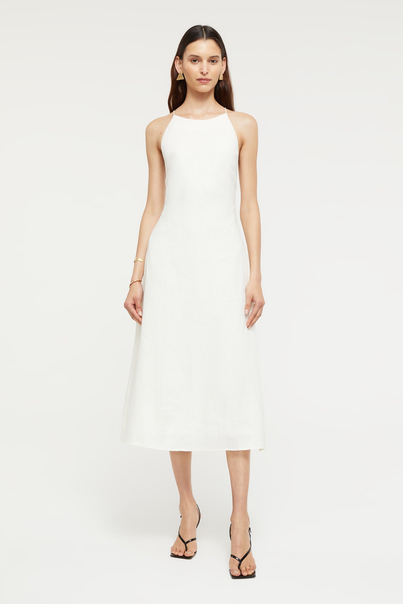 Frankie Flare Dress | Creme