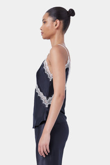 Sadie Top | Black W/ White
