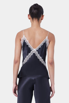 Sadie Top | Black W/ White