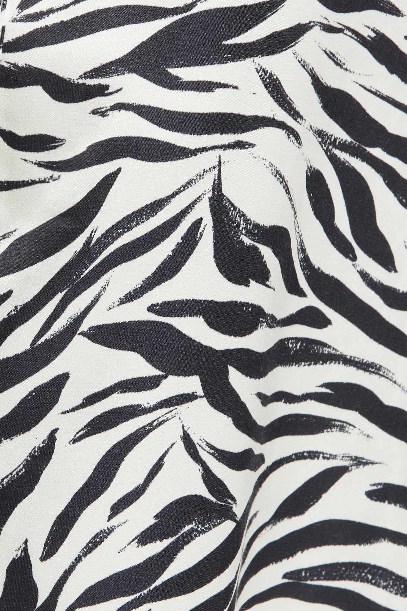 Zafina Long Pant | Brushstroke Zebra Print