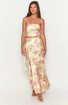 Genevieve Bloom Top | Yellow