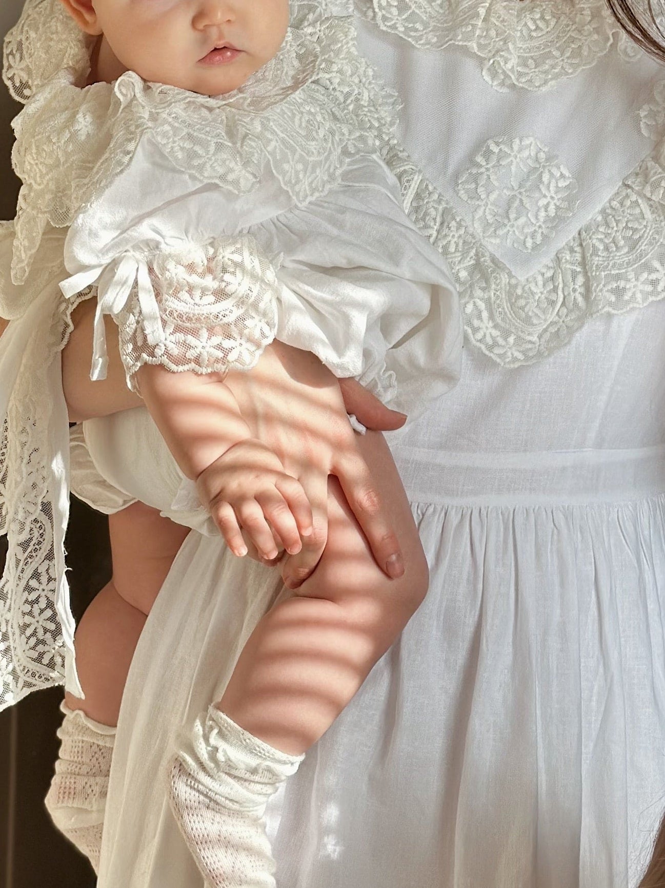 Girl | Katherine Embroidered Linen Romper