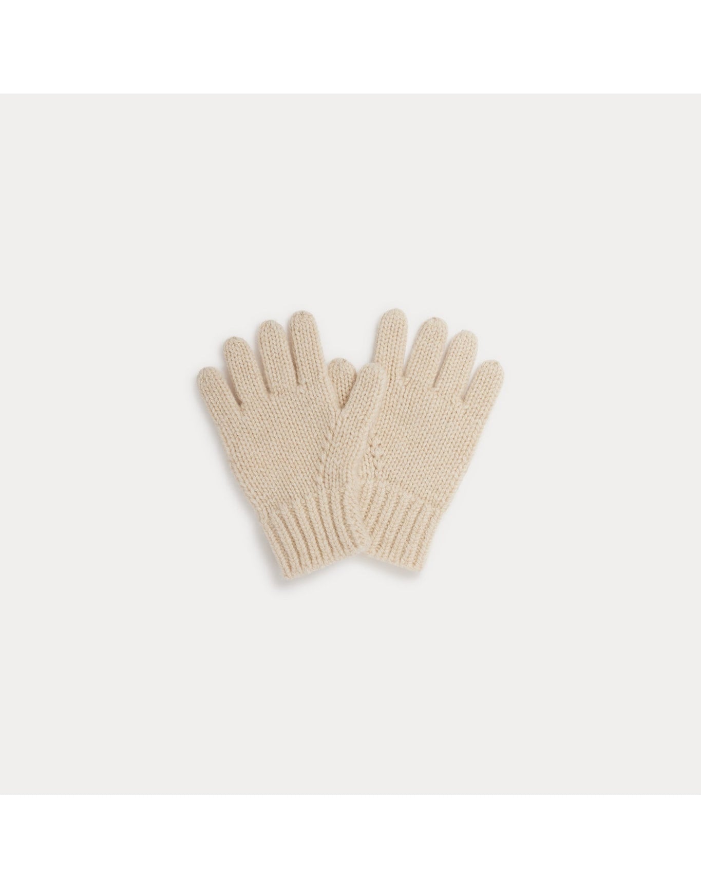 Girls | Birk Ribbed Gloves | Natural