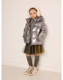 Girls | Blythe Puffer Jacket | 4Y | Silver