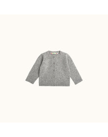 Girls | Cashmere Cardigan | Heathered Gray