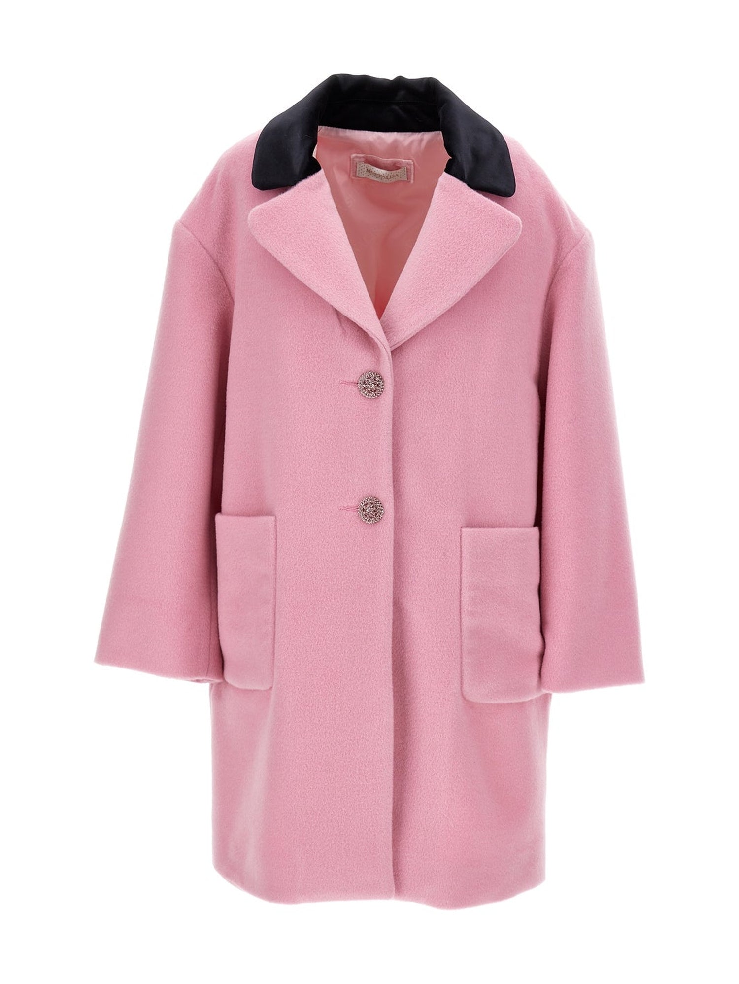 Girls | Coat With Velour Collar | FairyTale Pink