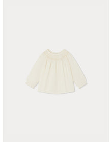 Girls | Griotte Smocked Blouse Printed | Gold