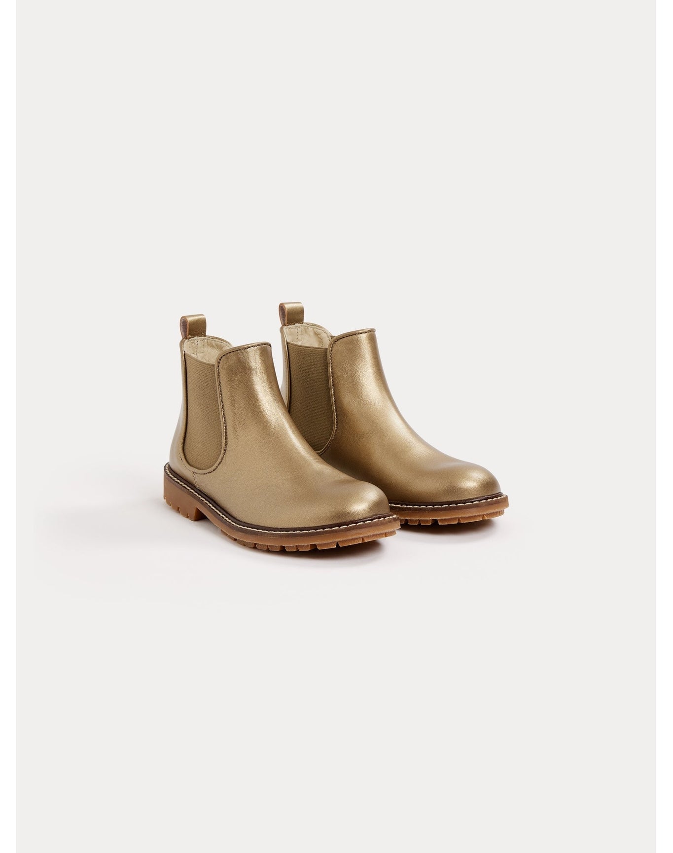 Girls | Mathis Elastic Ankle Boots | 24-26 | Bronze