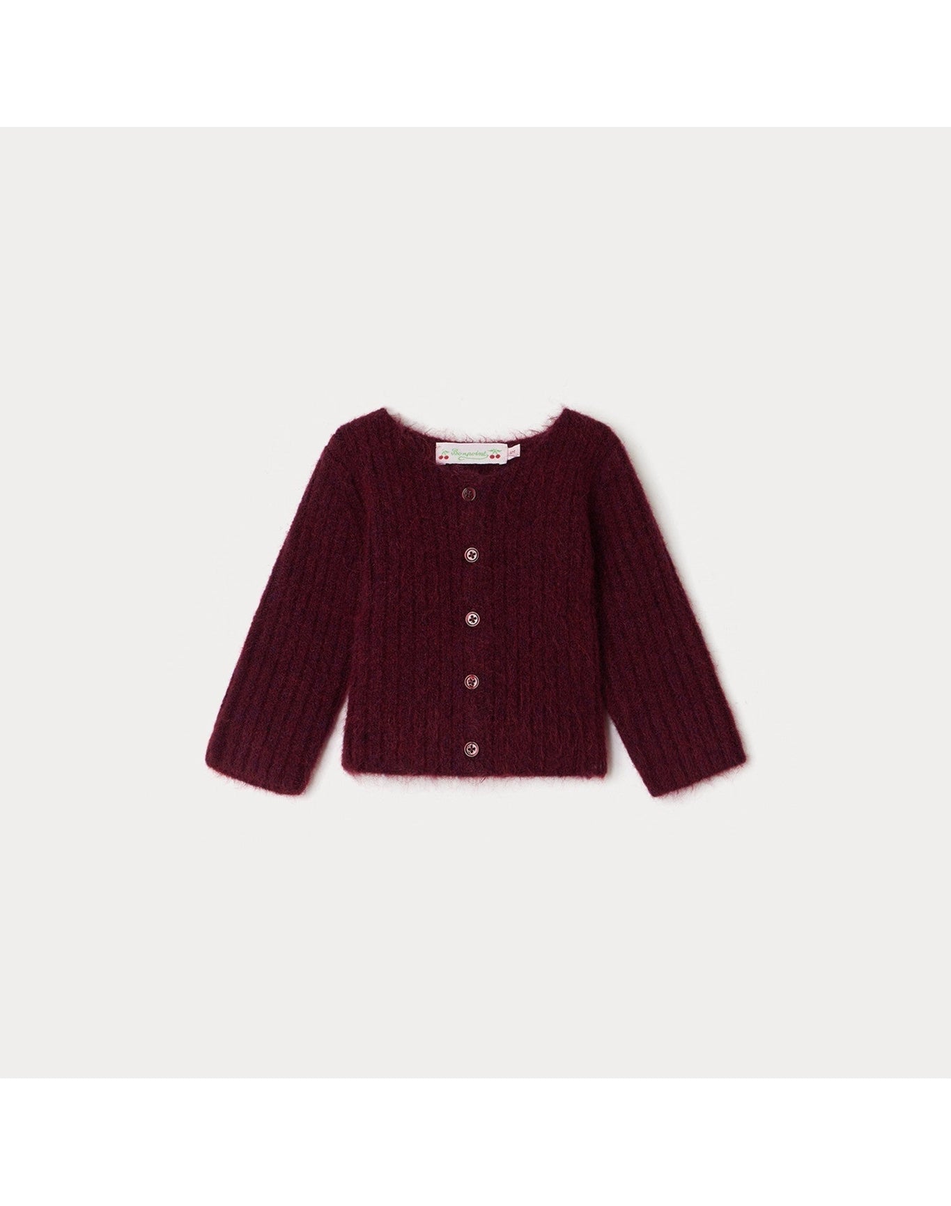 Girls | Tassia Cardigan | 6M-18M | Burgundy